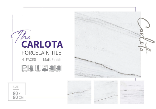 تصویر 1 از سرامیک پرسلان 80×80 CARLOTA + قیمت خرید